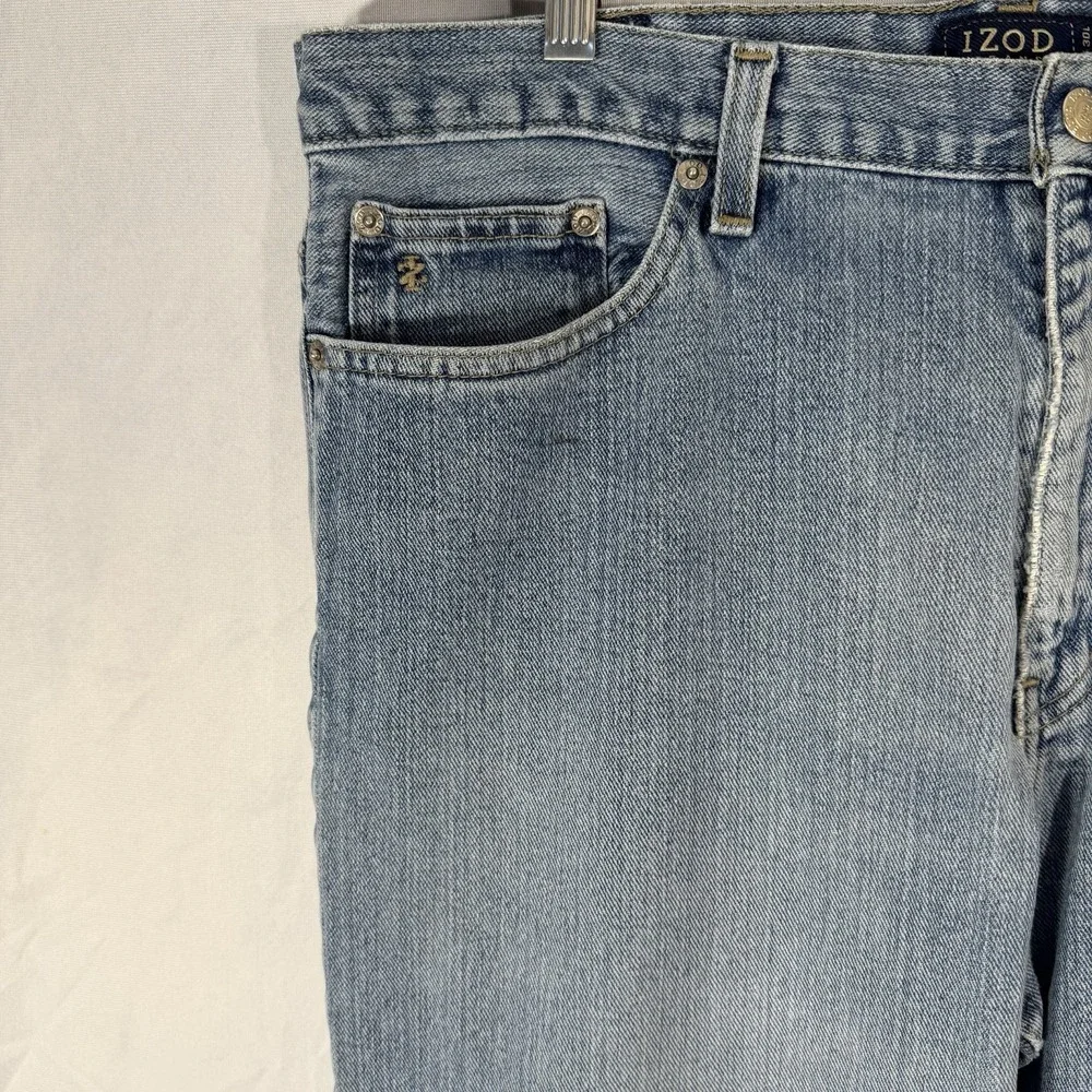 Vintage izod Classic Fit Medium Wash Blue Jeans Men's 38x30 Pants